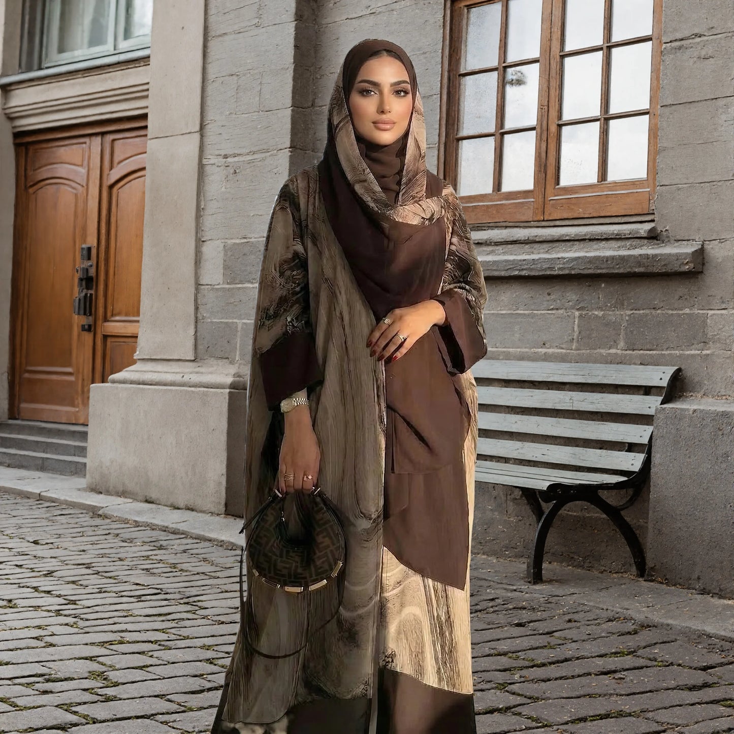 2pcs Set | Muslim Women Casual Open