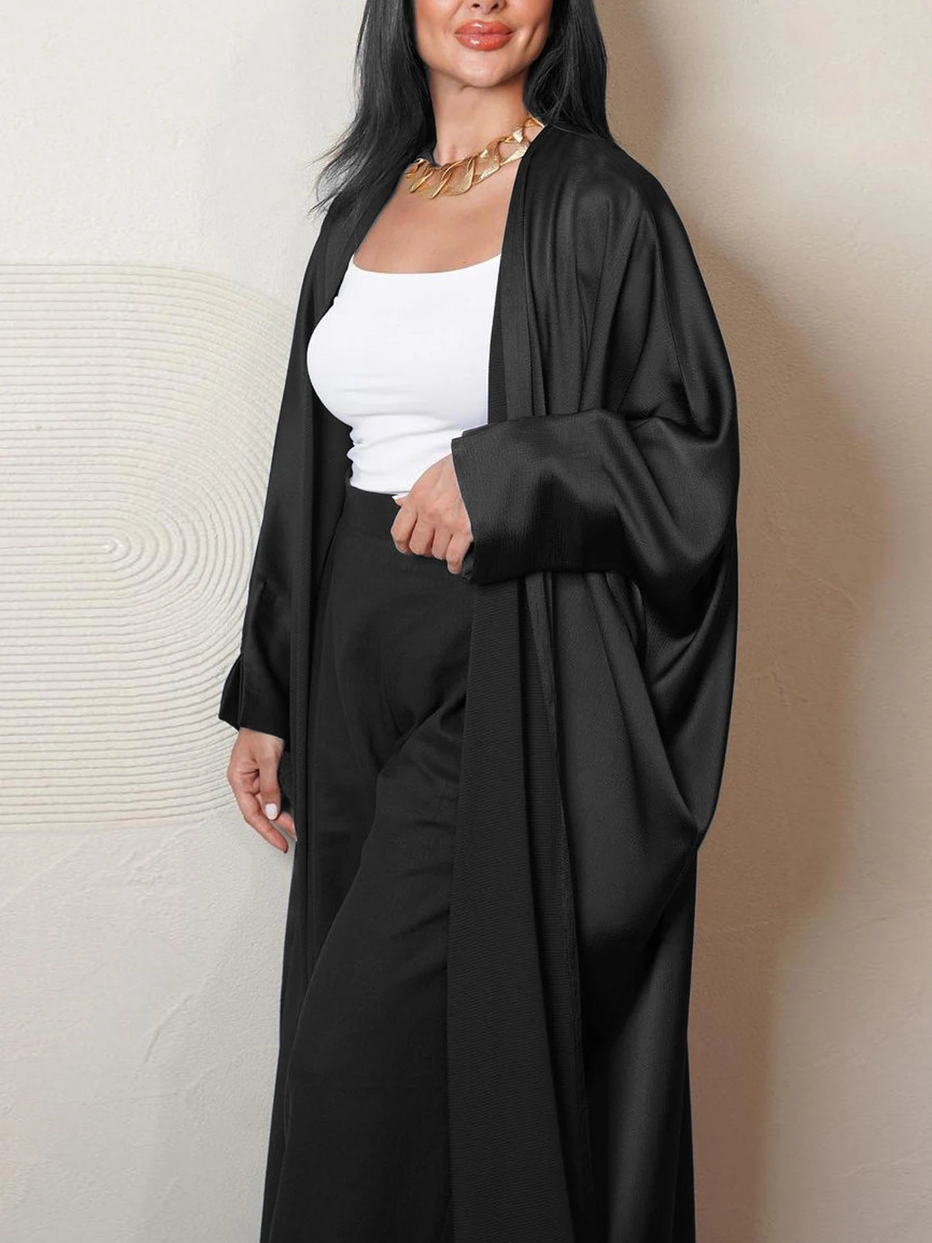 Dubai Arab Party Abaya Cardigan Robe Corban