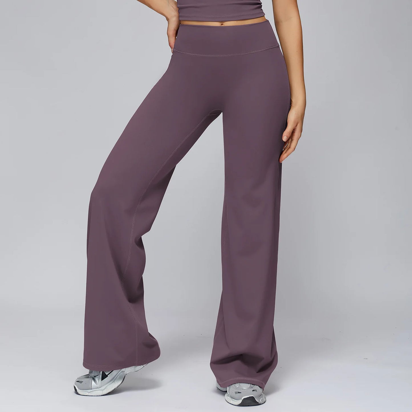 Yoga Pants Flare Leggings Women High Waist Wide Leg Pants Gym Women Fitness Sports Flared Pant Dance Trousers Women shaped Hip