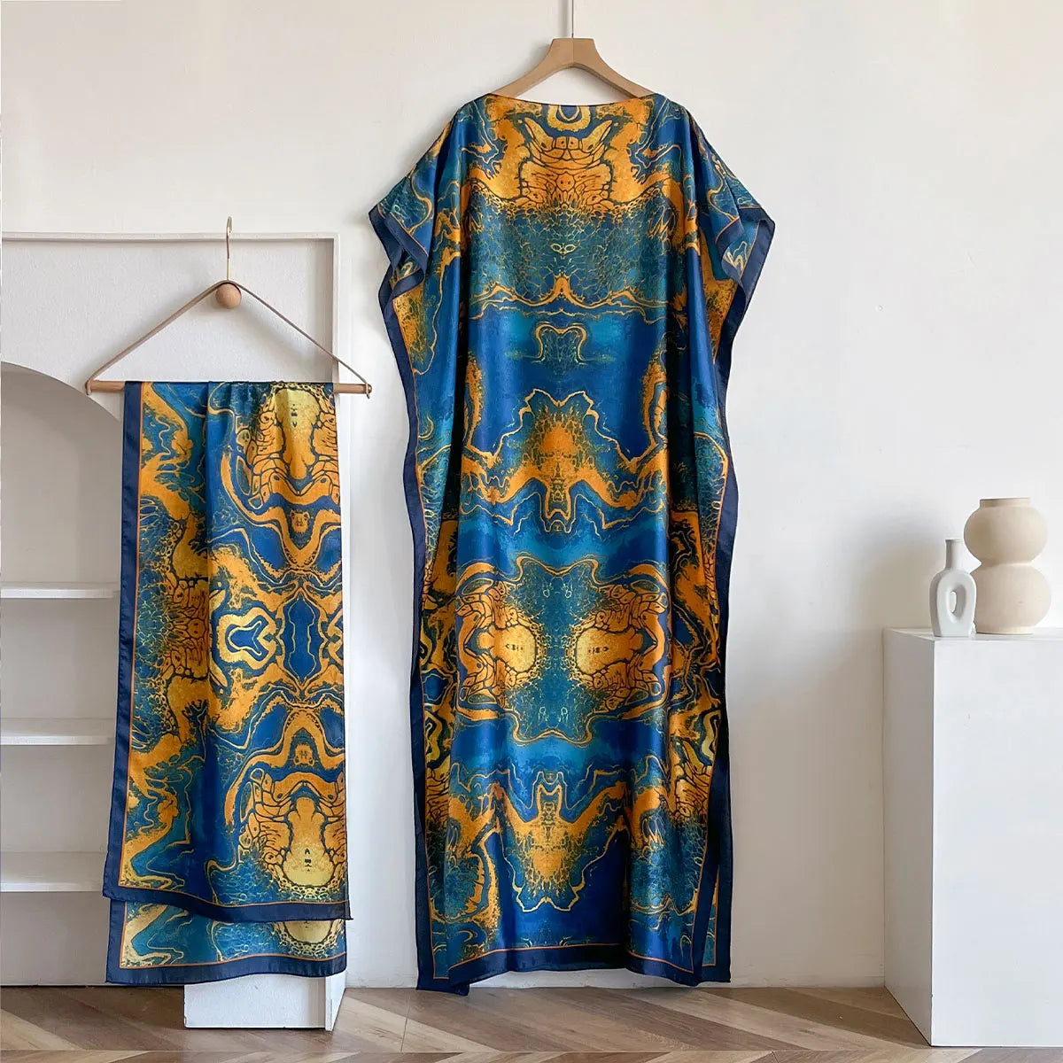 Summer Beach For Women Elegant Printed Muslim Lady Long Hijab