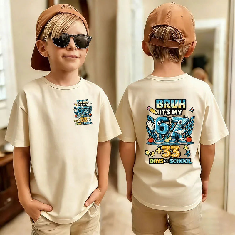 t T-Shirt Boy/Girl Summer Short Sleeved Kids Tshirt Top Fan Gifts