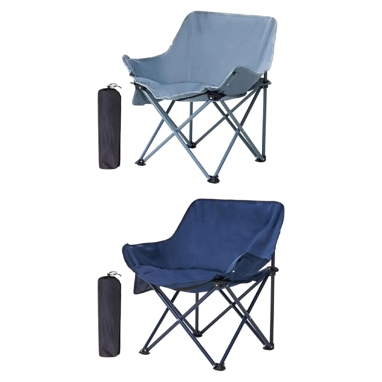 Portable Camping Chair Outdoor Folding Chair for Hiking Traveling Backyard