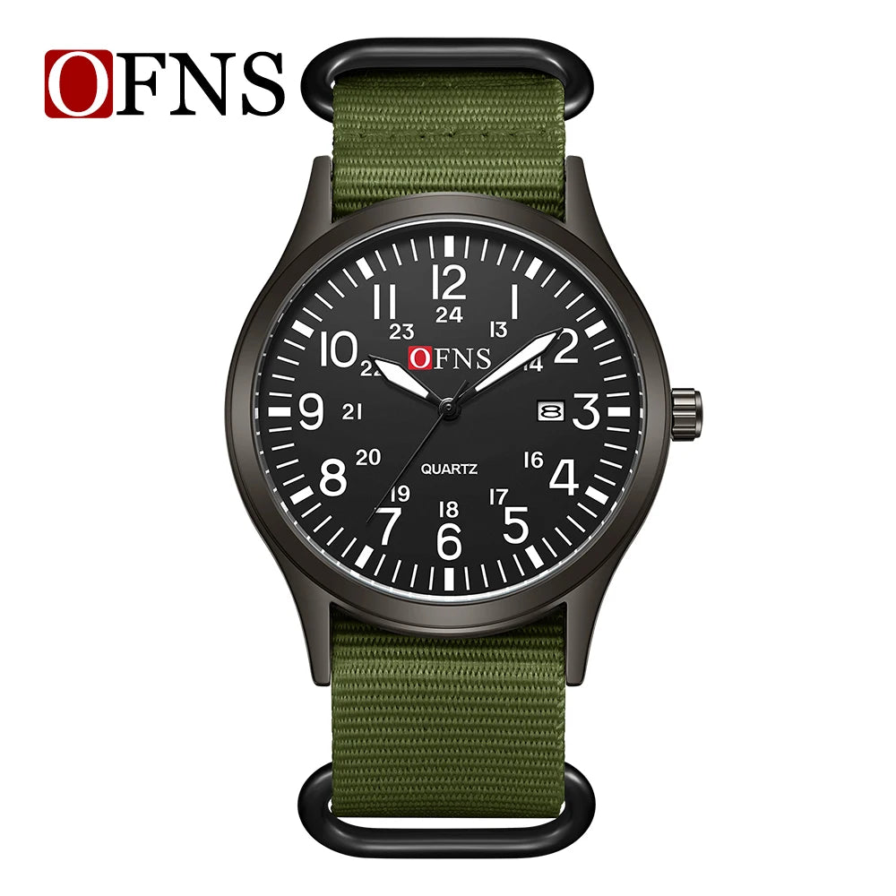 Fashion OFNS7200 Leisure Student Quartz Watch Waterproof Calendar Night Light Women's Watch 2026