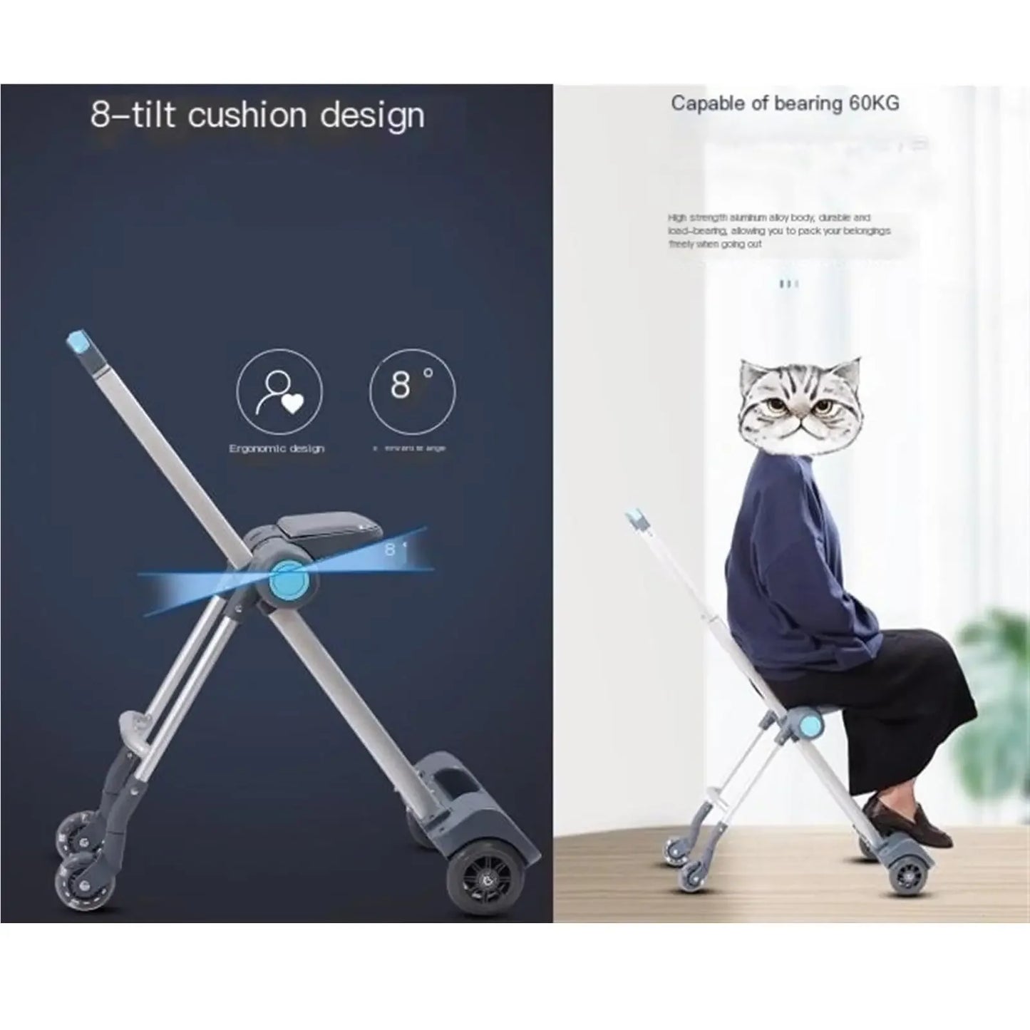 Kid Suitcase Luggage with Spinner Wheels