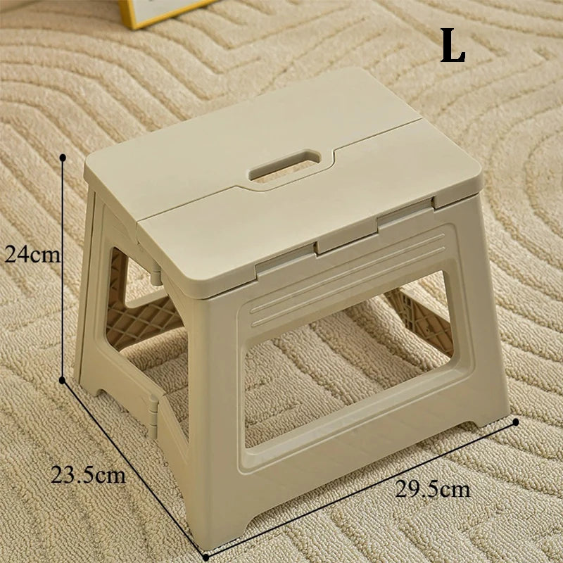 Folding Step Stool Lightweight Plastic Step Stool Foldable Step Stools