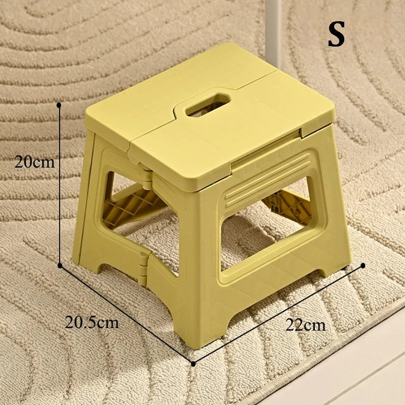 Folding Step Stool Lightweight Plastic Step Stool Foldable Step Stools