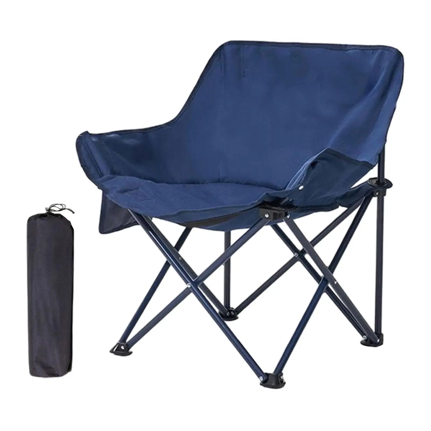 Portable Camping Chair Outdoor Folding Chair for Hiking Traveling Backyard