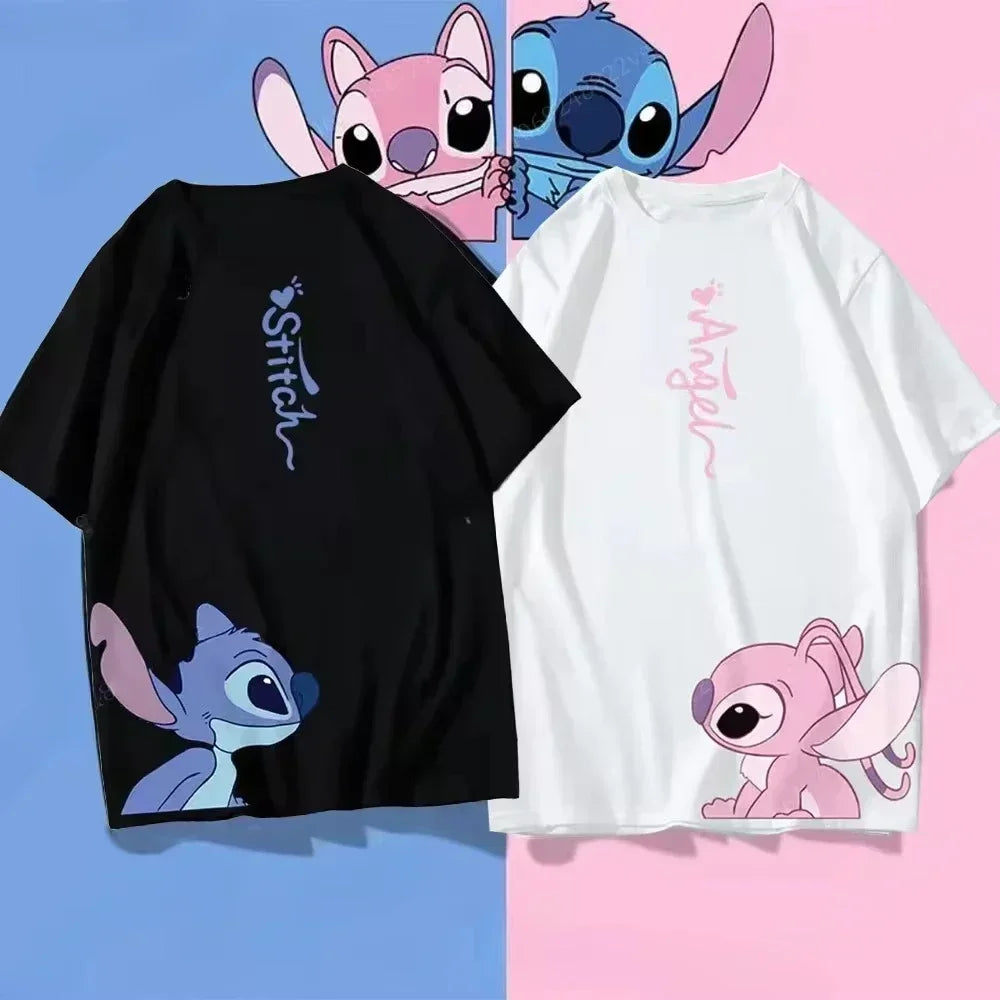 2026 Family Outfits Summer Stitch and Angel Couple Cotton
