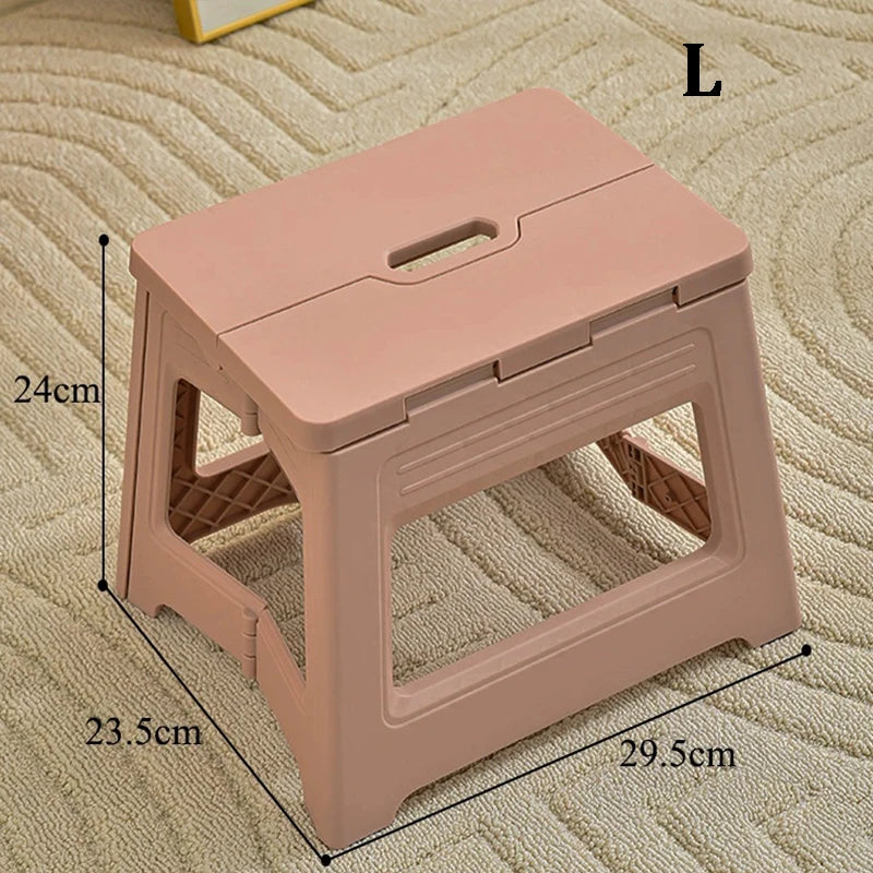 Folding Step Stool Lightweight Plastic Step Stool Foldable Step Stools