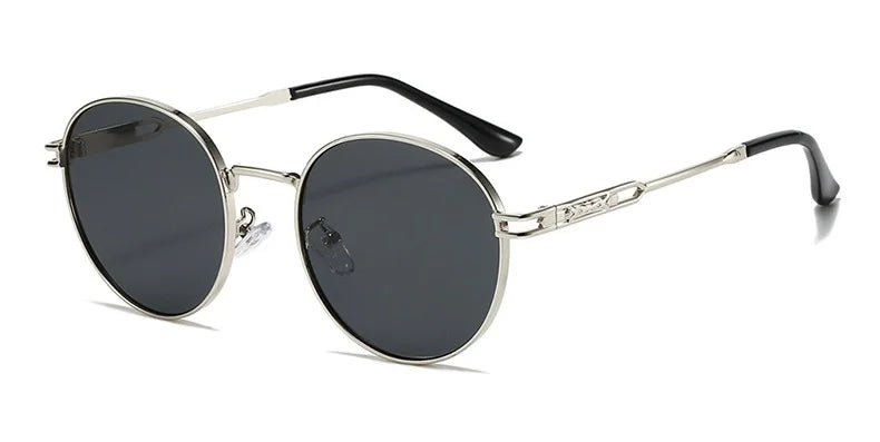 Fashion Classic Round Sunglasses For Women Sexy Small Metal Frame Sun Glasses Ladies Shades Trends Summer Unique Eyewear Men