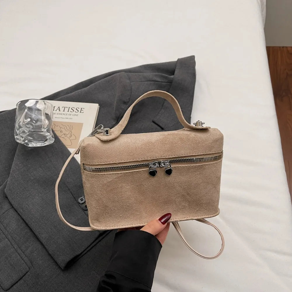 Durable PU Leather Crossbody Bag Versatile Large Capacity Handbag Casual Messenger Bags Women