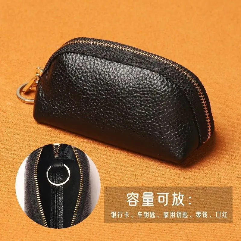 Dumpling bag, key bag, large-capacity wallet, PU bag, multi-functional unisex change bag