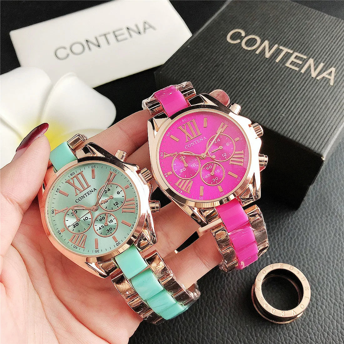 New Women Watches Luxury Stainless Steel Wristwatches Ladies Quartz Watch Fashion Women's Dress Waches Female Clock Reloj Mujer