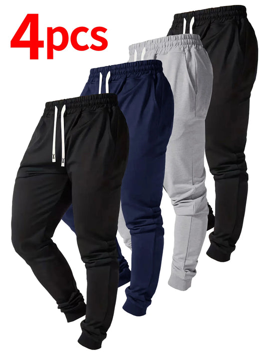 4-Piece Casual Pants For Men Paris collection