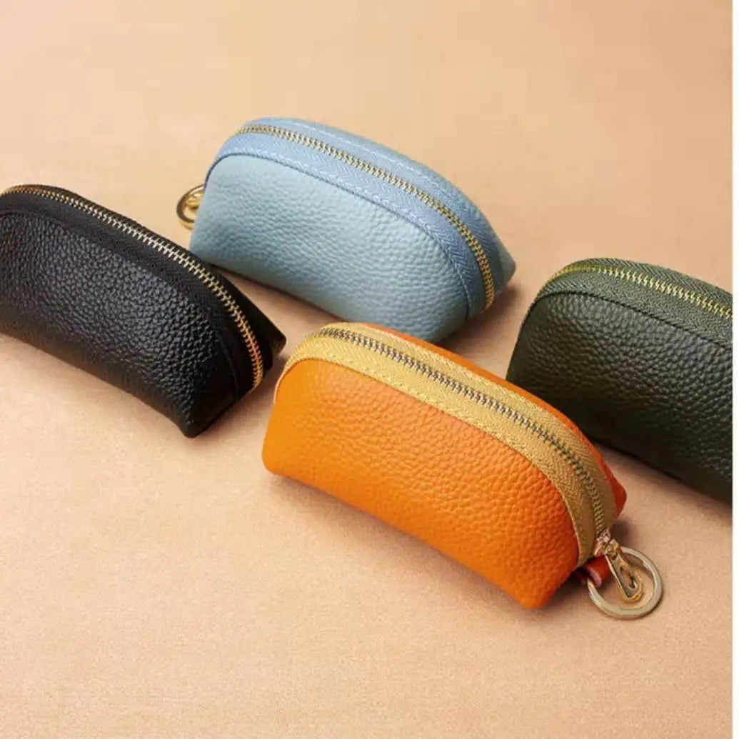 Dumpling bag, key bag, large-capacity wallet, PU bag, multi-functional unisex change bag