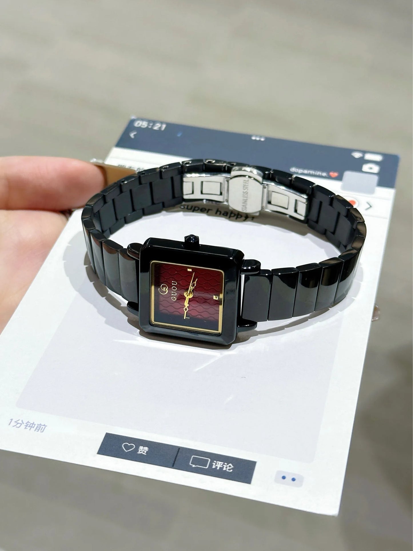 New Minimalist Square Watch For Women A Luxury And Unique Design, 2026 New Model, High-End Stainless Steel Strap Women'S Watch.