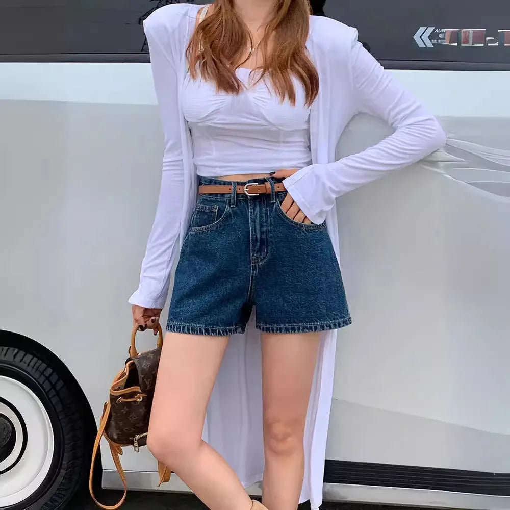 Summer 2026 New Denim Pants High Waist Loose Fit Fashion Trousers for Young Women Casual Stylish Jeans by Umanity