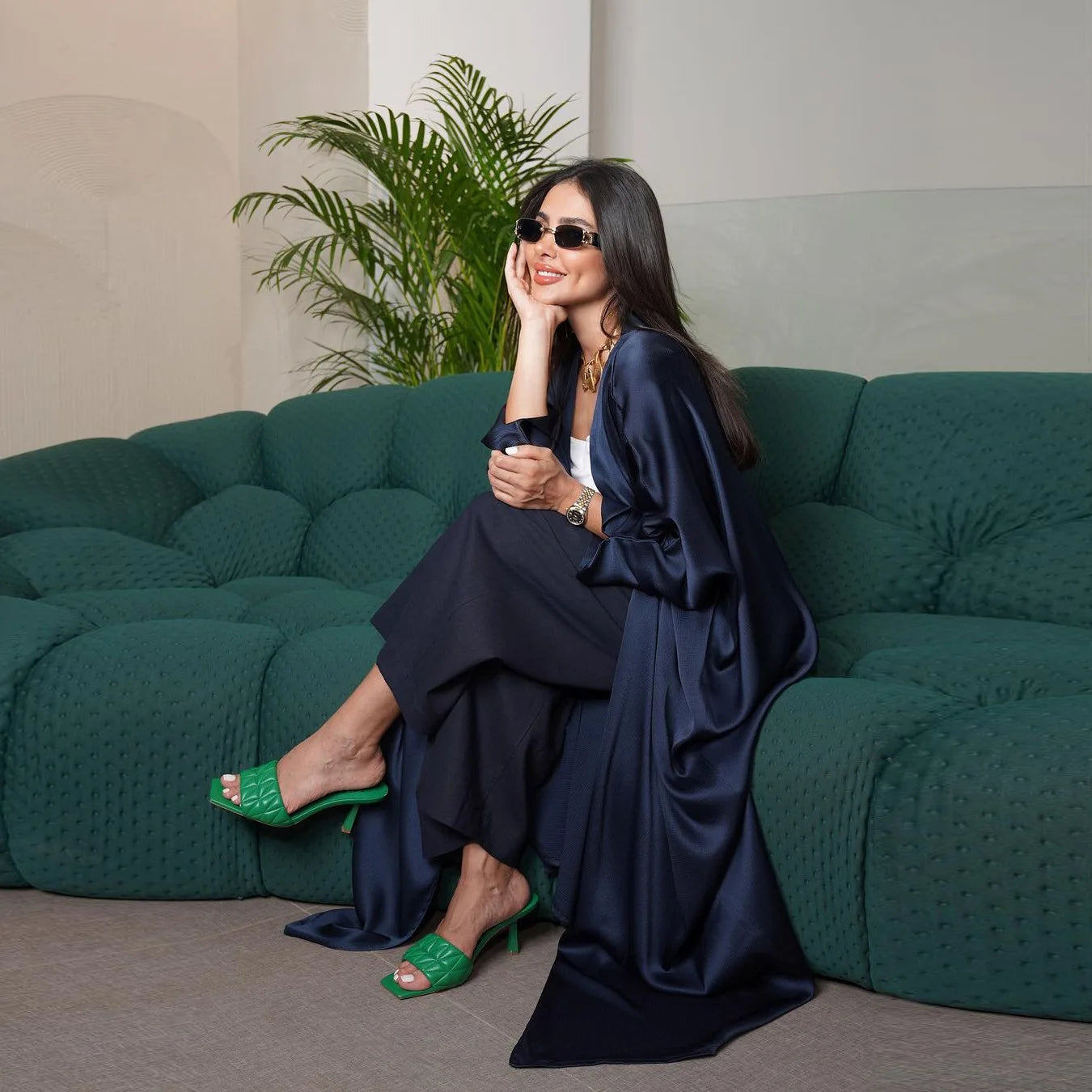 Dubai Arab Party Abaya Cardigan Robe Corban