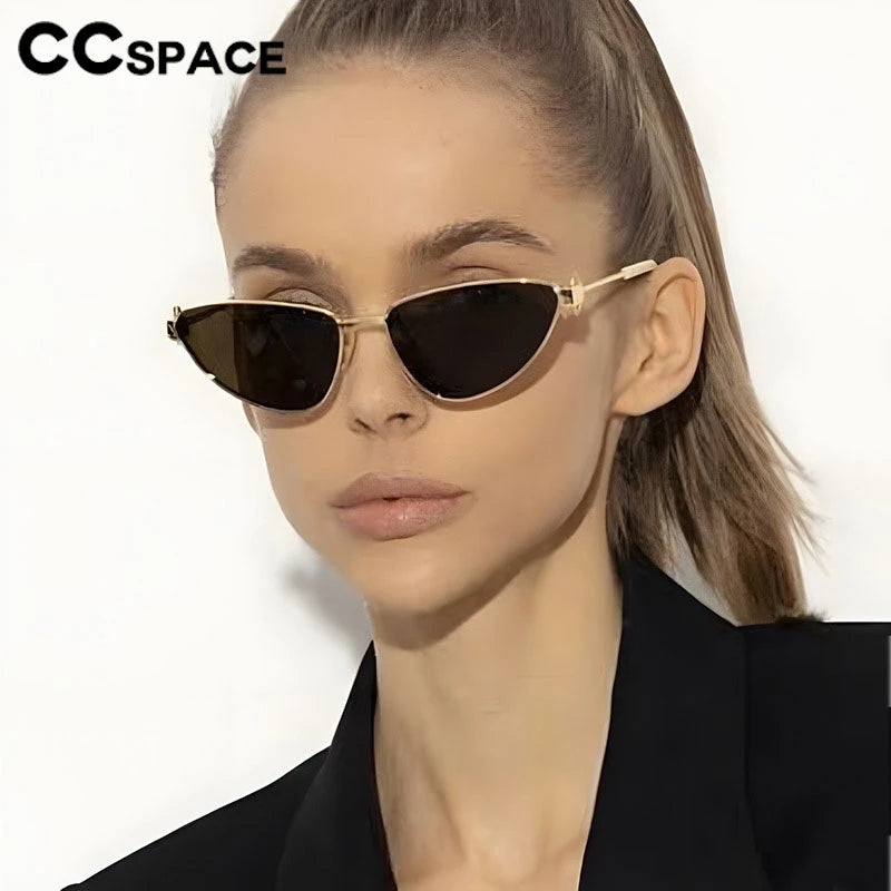 Fashion Luxury Female Metal Sunscreen Suneyeglass PARTY Sand Perform Gafas De Sol 300459