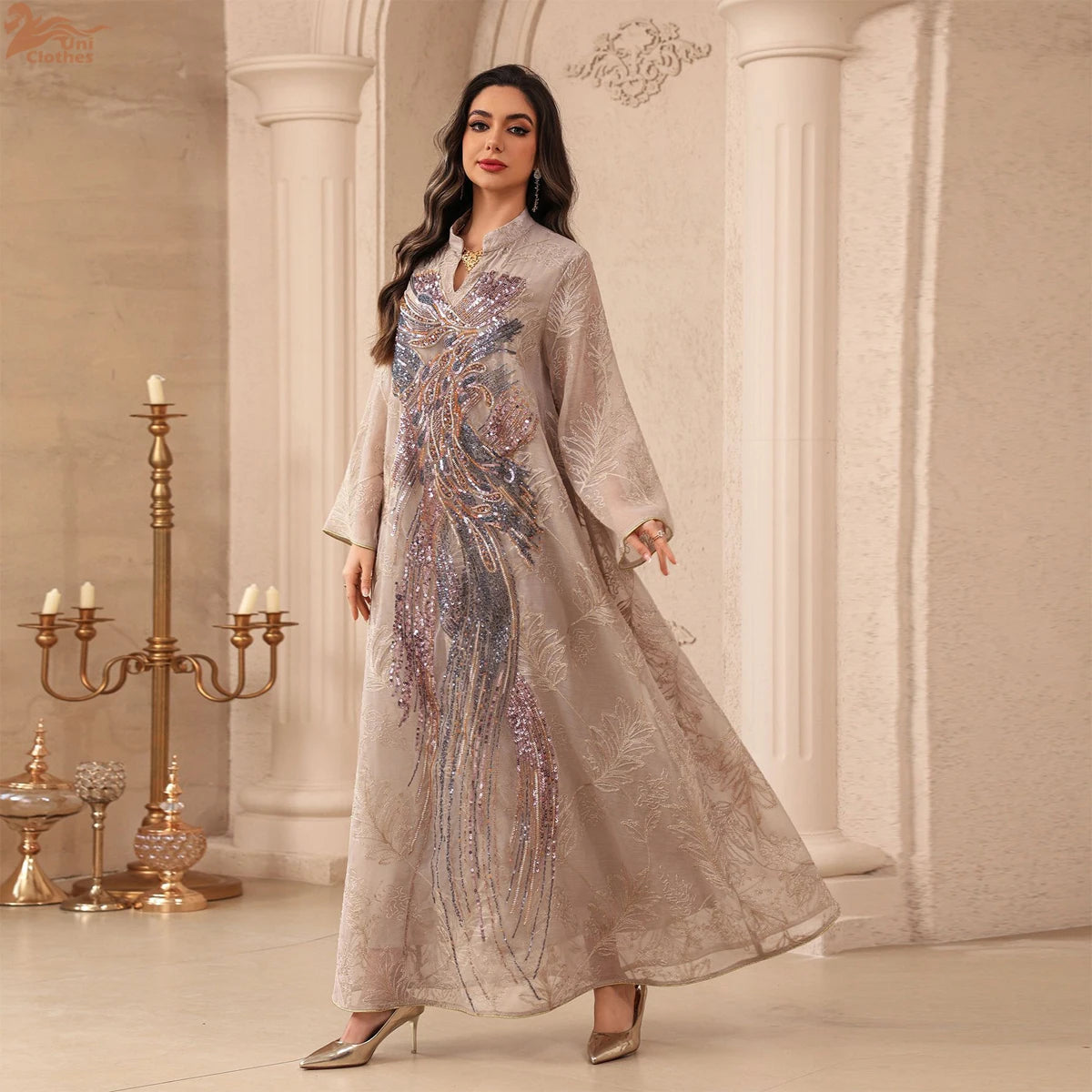 Abaya Dubai Luxury Evening Dress Woman