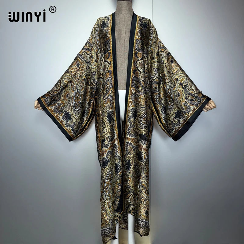 WINYI kimono summer woman clothing dresses