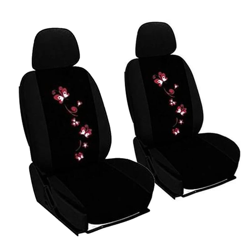 Universal Car covers Car Seat Protect for Men Women Car Seat Covers Butterfly Embroidery Fit Most Car Seats Styling