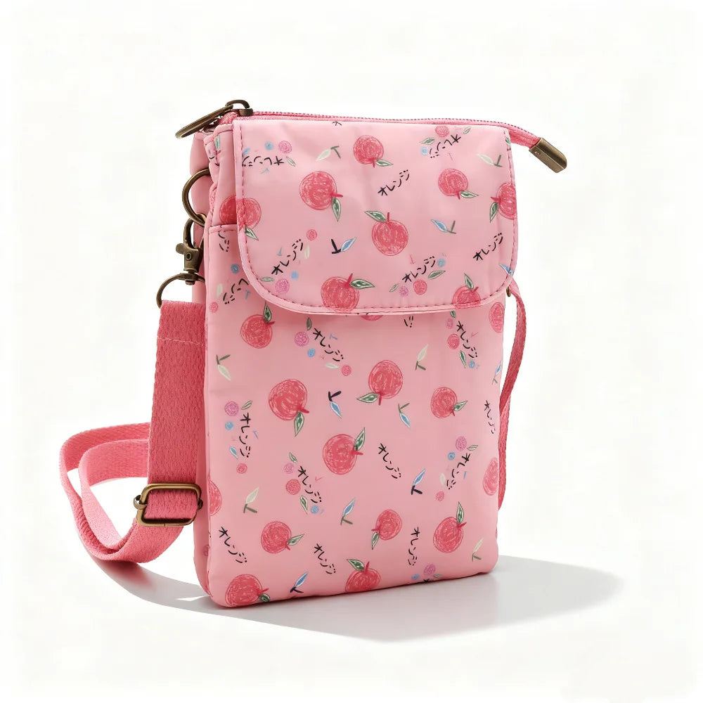 Casual single-shoulder storage, ID bag, phone bag, outdoor portable, fashionable crossbody, multi-layered and versatile