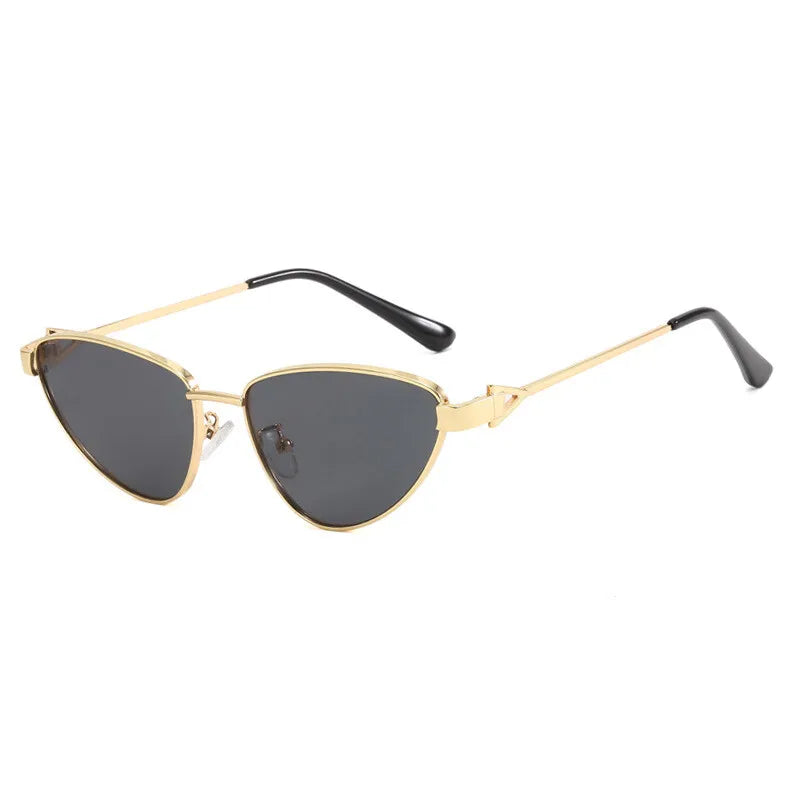 Fashion Luxury Female Metal Sunscreen Suneyeglass PARTY Sand Perform Gafas De Sol 300459