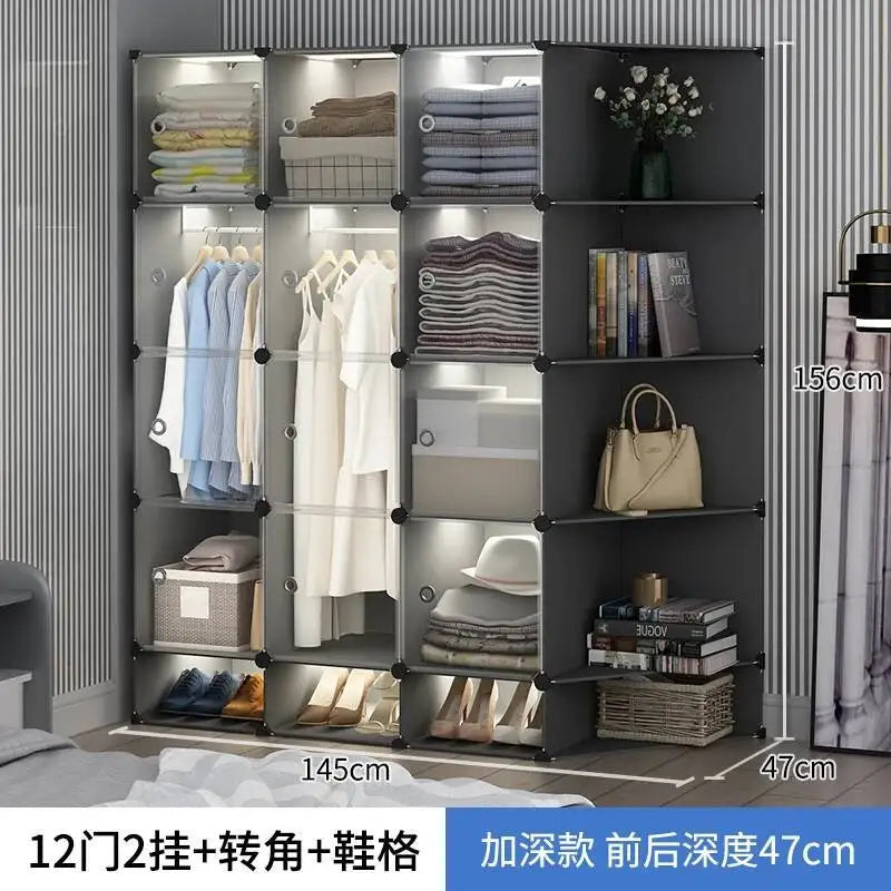 Storage Organizer Closet Simple Cube Door Makeup