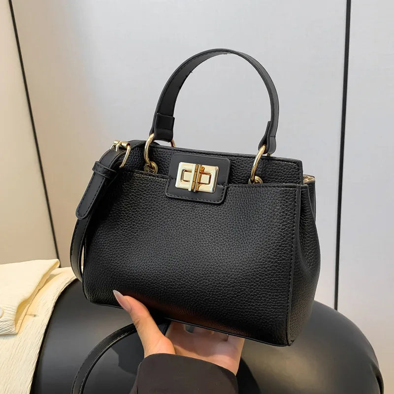 Large Capacity Simple Handbag Women's Hot Sale Of The Season New Fashion Texture Single Shoulder Bag Commuting Crossbody Bag ...