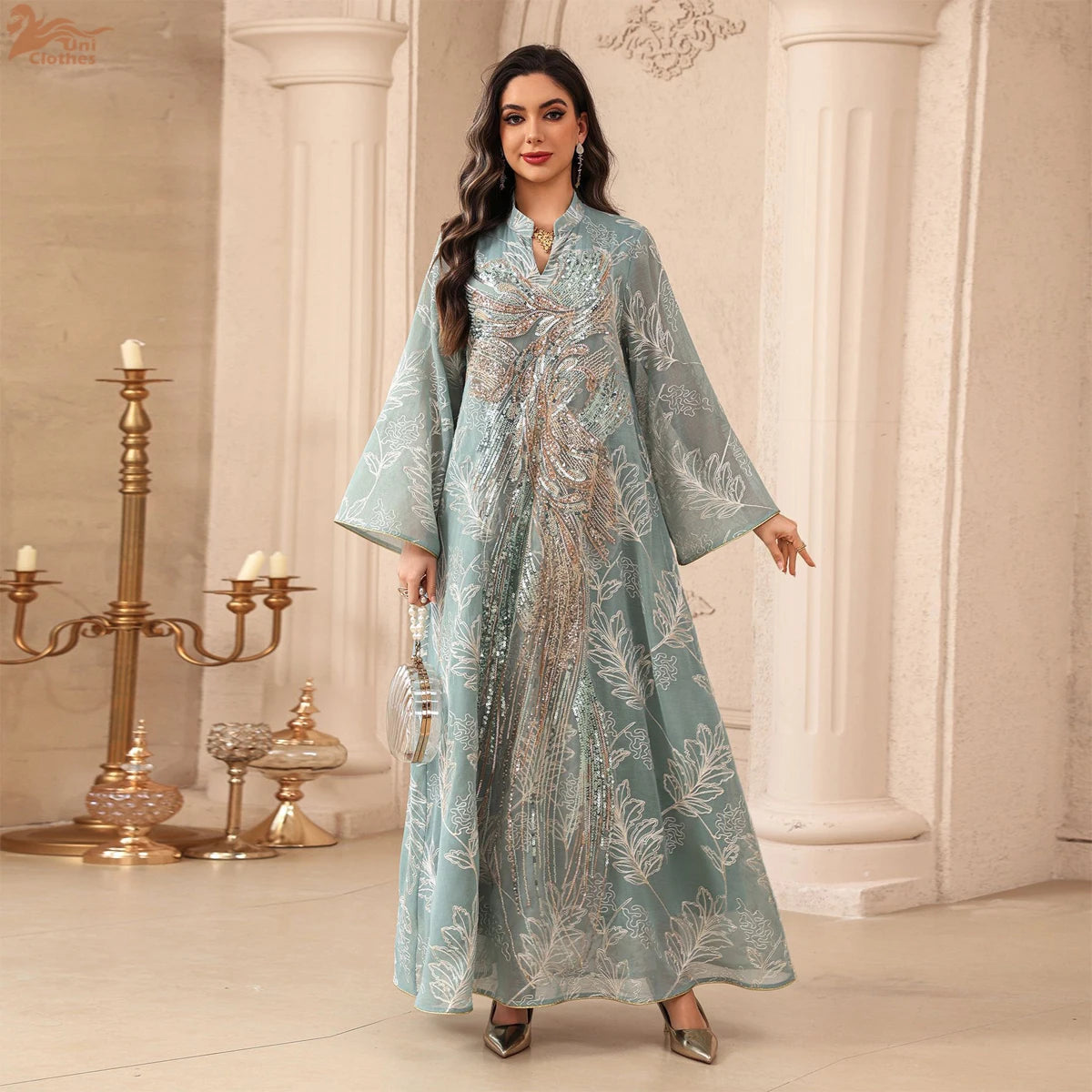 Abaya Dubai Luxury Evening Dress Woman