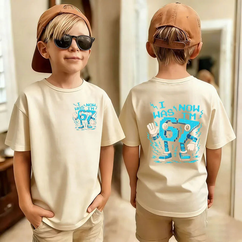 t T-Shirt Boy/Girl Summer Short Sleeved Kids Tshirt Top Fan Gifts