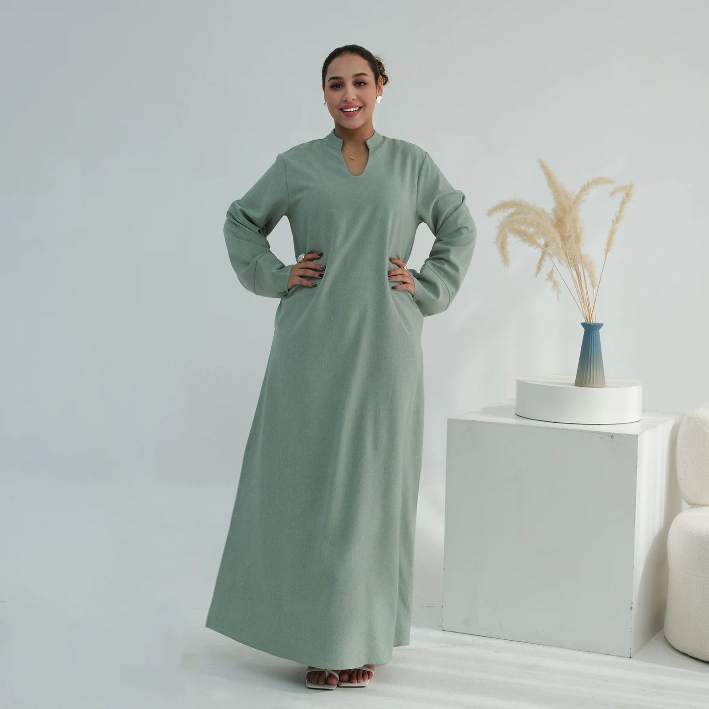 Women Muslim Maxi Dress  Dubai Arabic Abaya