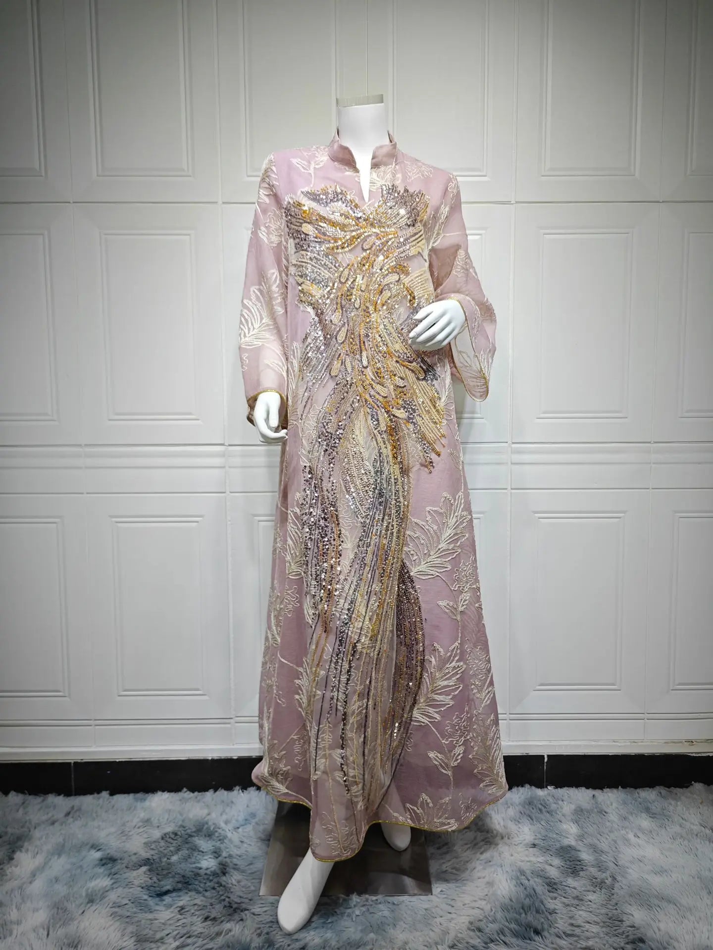 Abaya Dubai Luxury Evening Dress Woman