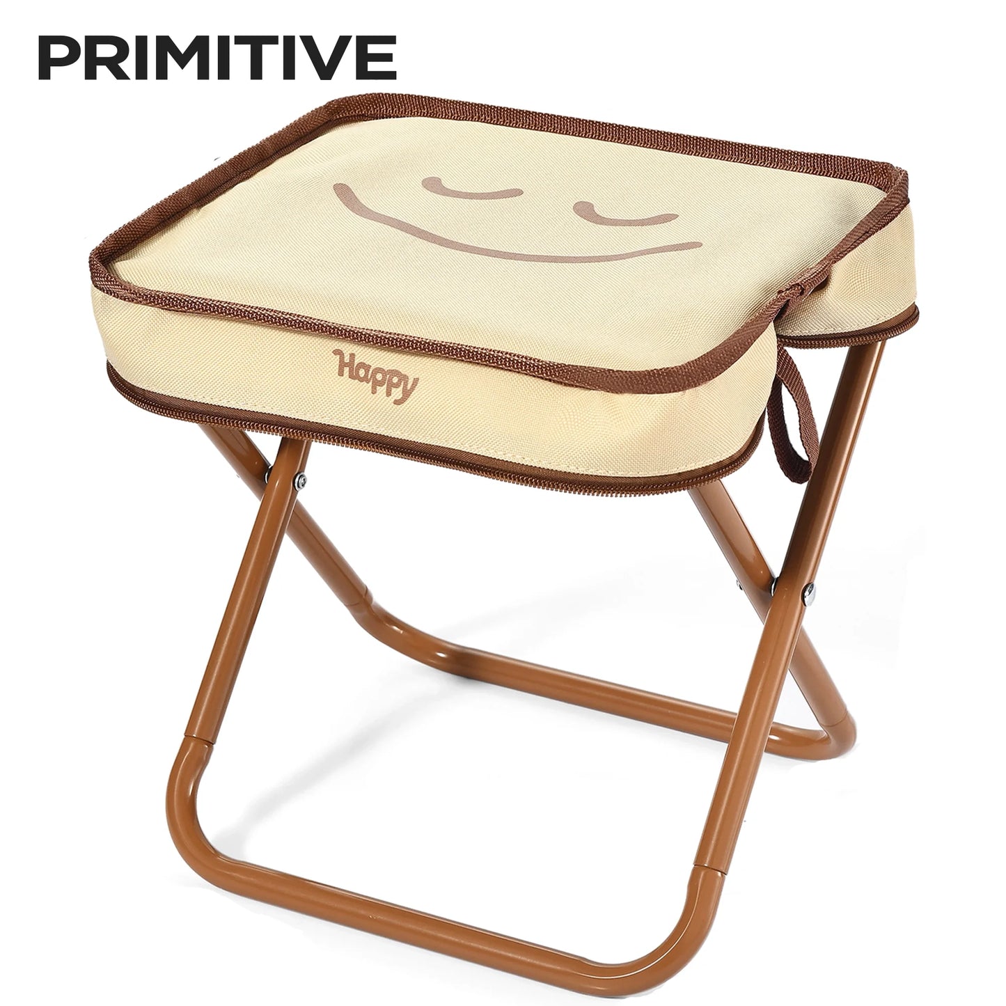 PRIMITIVE Portable Folding Stool Camping Outdoor Hiking Ultralight Foot Stool Travel Foldable chair Picnic Fishing Seat Tools