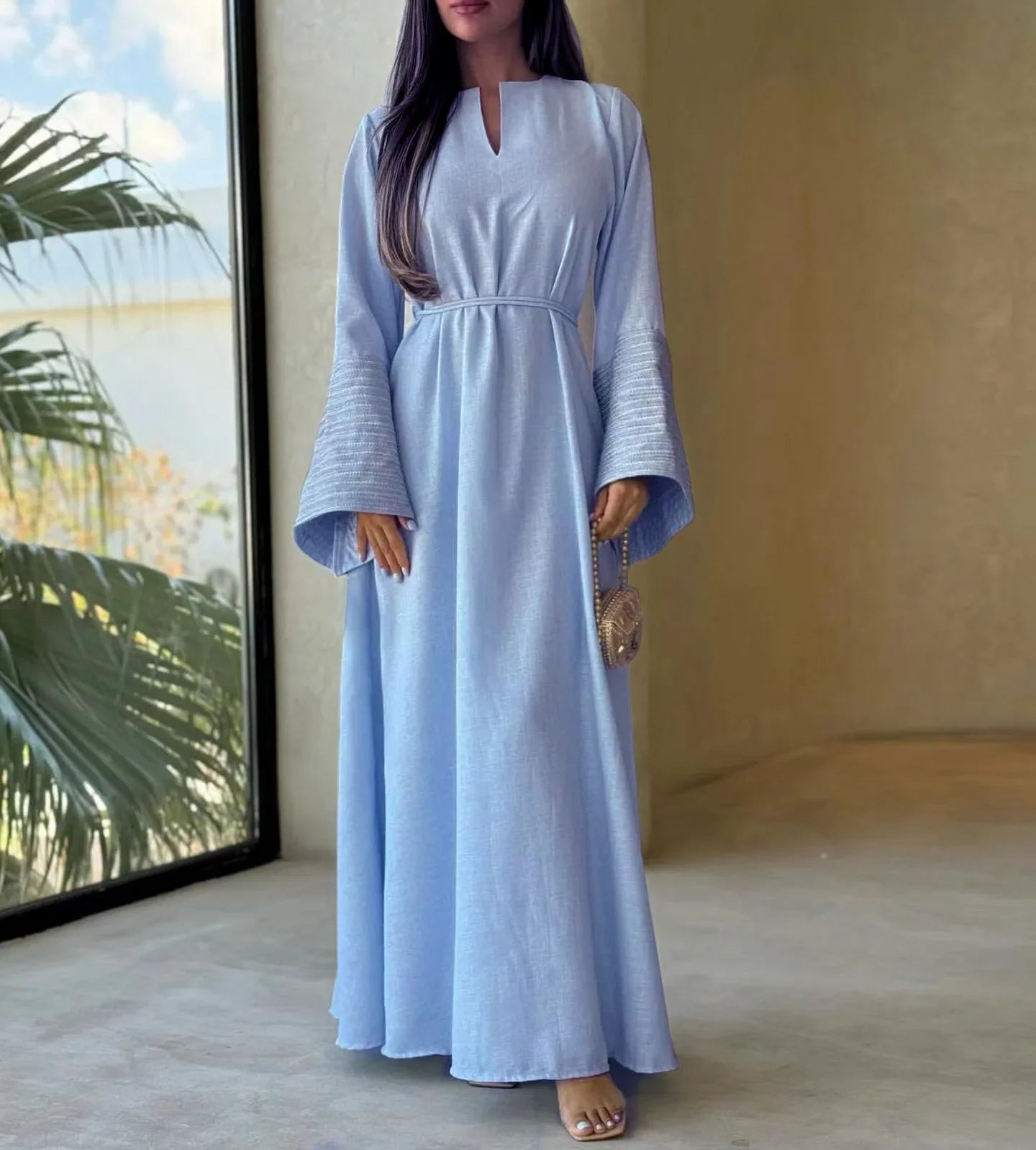 Women Muslim Maxi Dress  Dubai Arabic Abaya