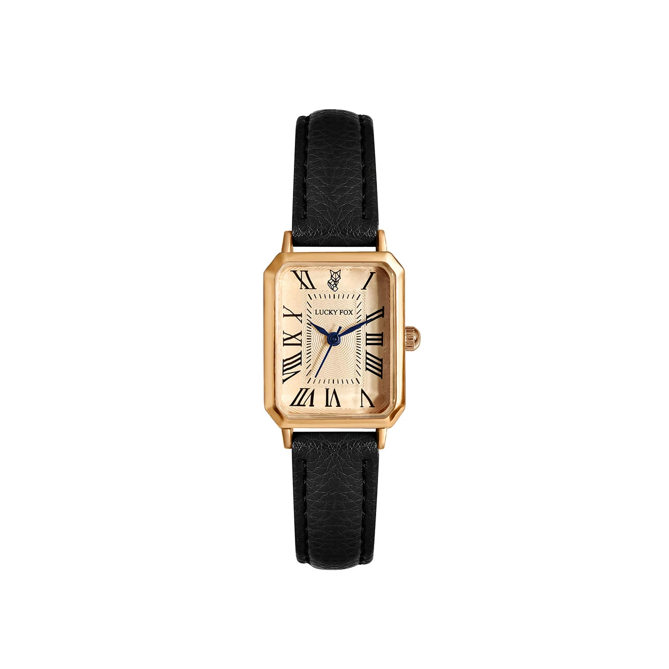Digital Dial Casual Watches Square Leather Strap Fashionable Clock Quartz