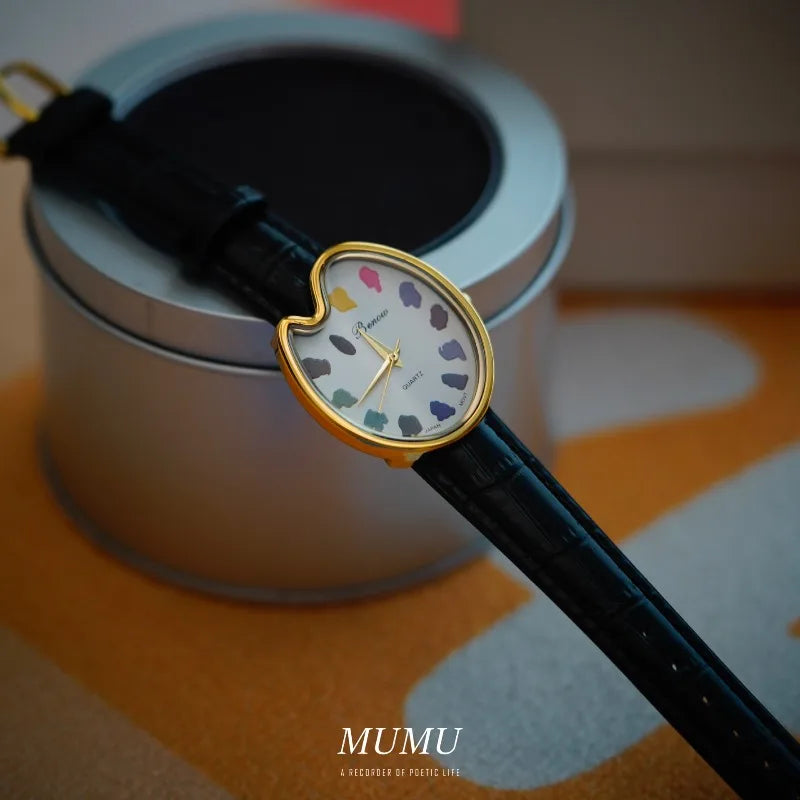 Women's Waterproof Quartz Watch 2026 Hot-Selling Brand Color Matching Creative Pointer Multi-Scene Wear Fashionable Timepiece