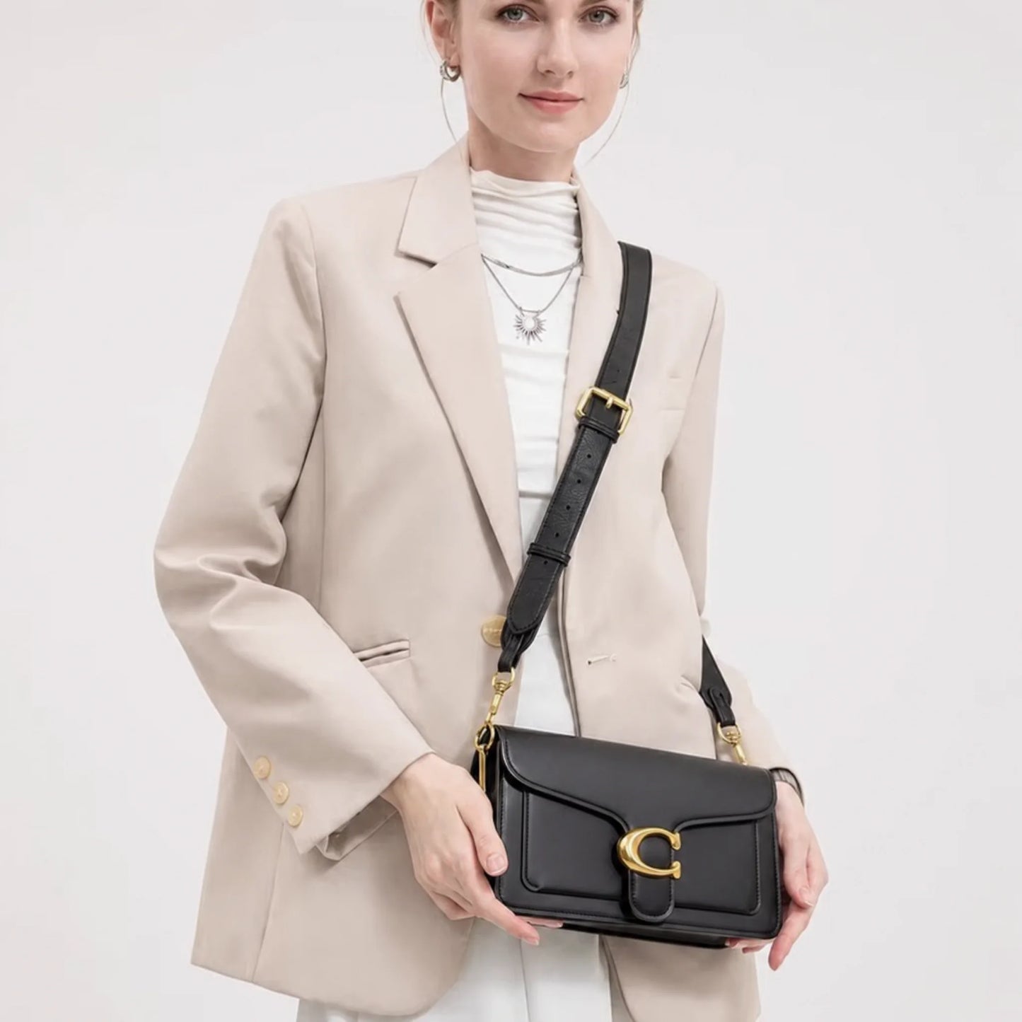 Sac femme à motif hirondelle, sac sous-bras uni tendance, sac à main rétro minimaliste, bandoulière et sac croisé polyvalent