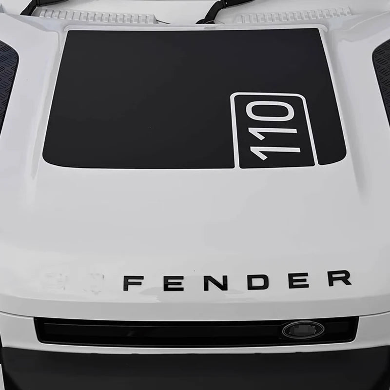 For Land Rover Defender 90 110 2020-2024 Car Engine Bonnet Trim Decals Hood Cover Stripes Stickers PVC Exterior Accessories