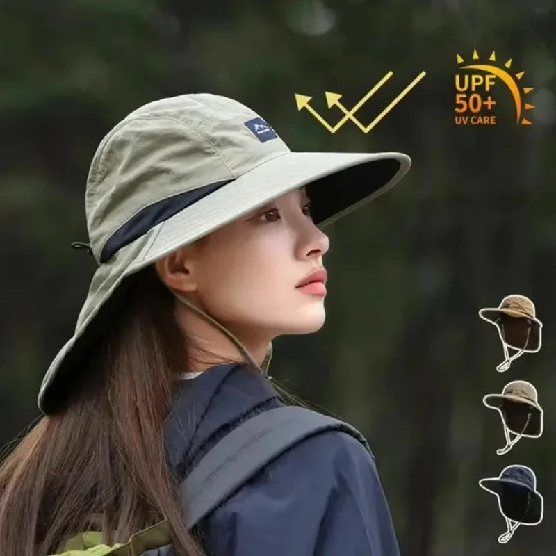 Hot sale! Unisex Windproof Quick-Dry Fisherman Hat with Neck Flap & UV Protection for Outdoor Fishing Hikin