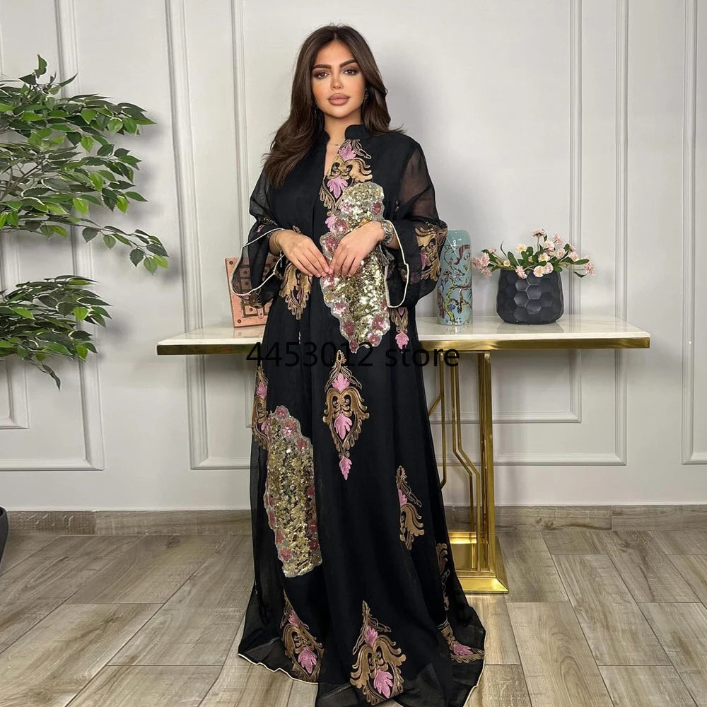 Abaya Dress for Women  Dubai Muslim Moroccan Caftan Party Clothes Eid