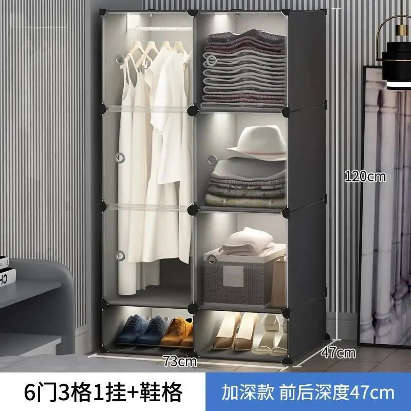 Storage Organizer Closet Simple Cube Door Makeup