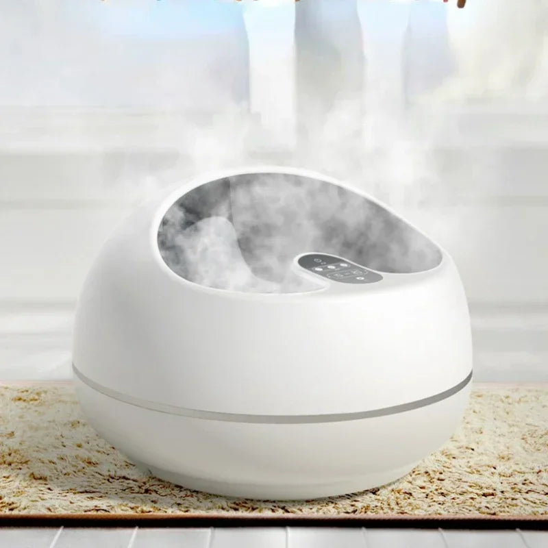 Ultrasonic Steam Basin Portable Design Fumigation Massage Foot Bath Innovative Thermal Cover Foot Spa Mom's Gift Foot Massagers
