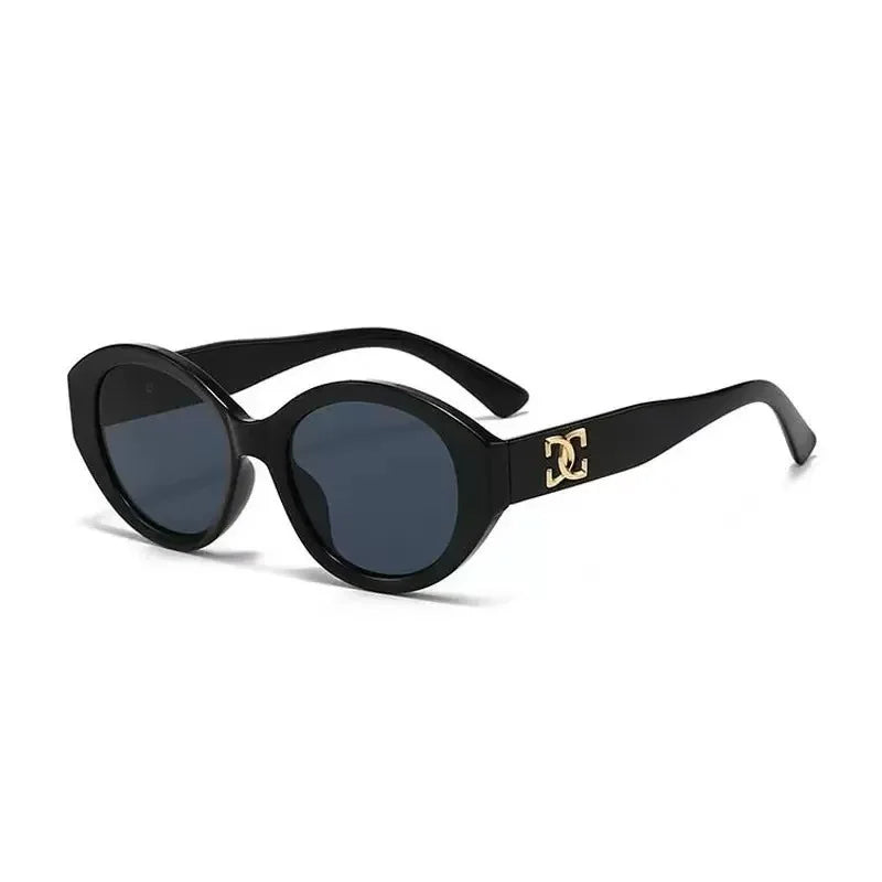 2025 Luxury Brand Men Women Fashion Sunglasses Small Round Designer Glasses Unisex Trending Eyewear Gradient UV400