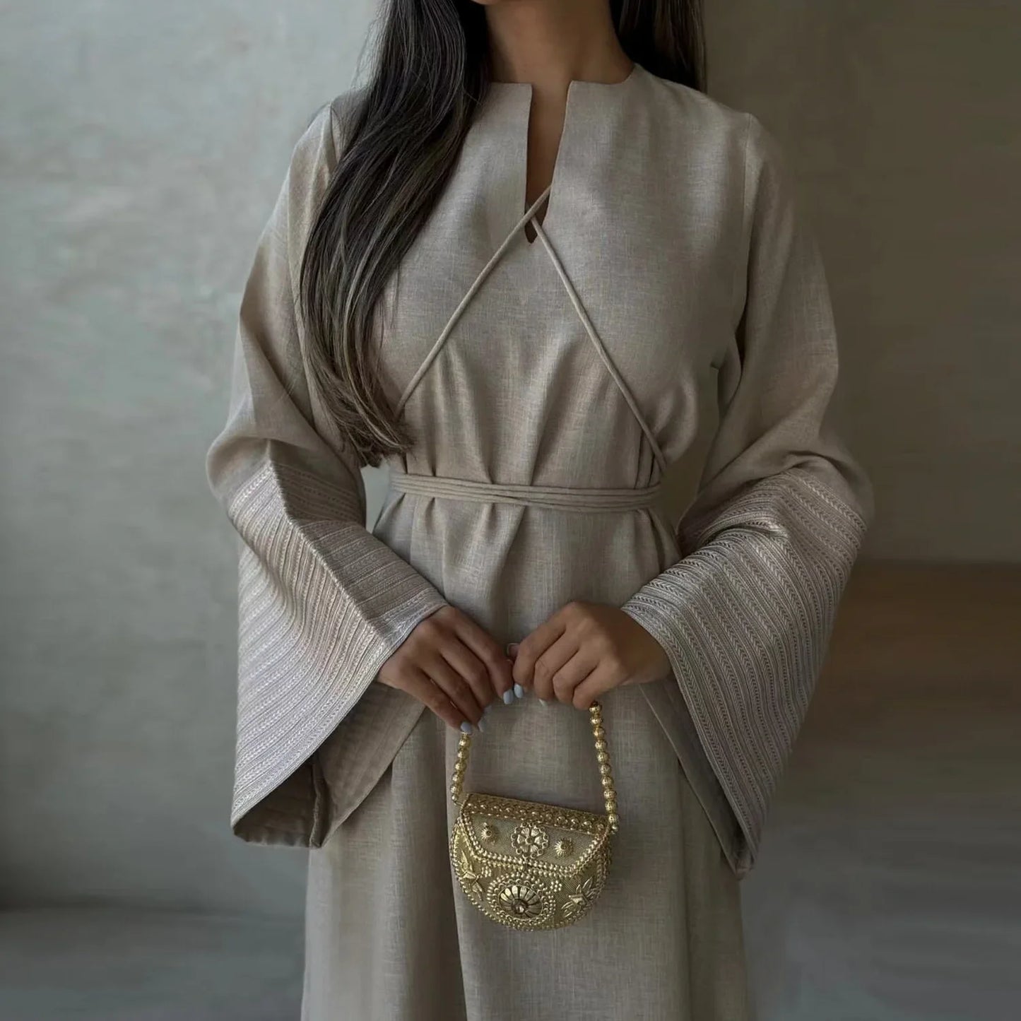 Women Muslim Maxi Dress  Dubai Arabic Abaya