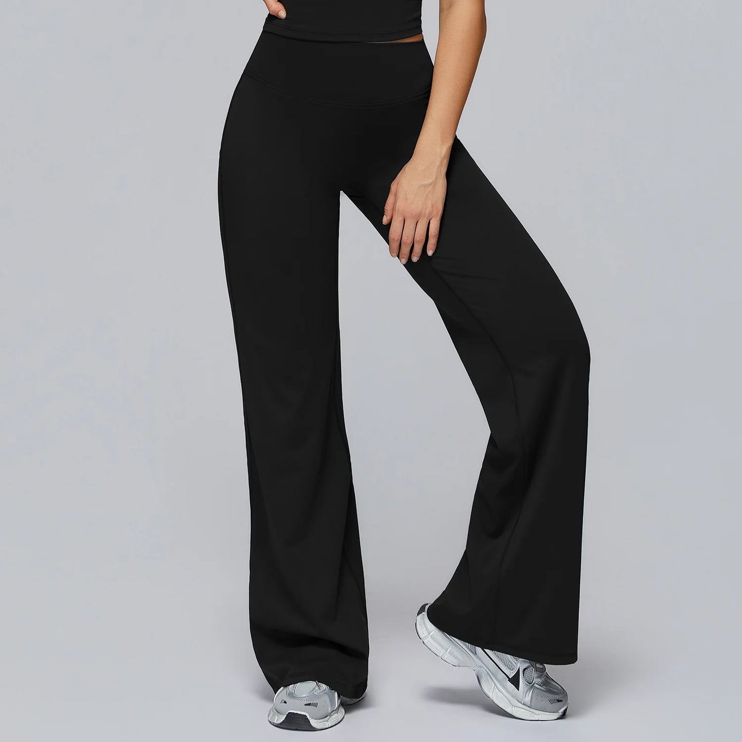 Yoga Pants Flare Leggings Women High Waist Wide Leg Pants Gym Women Fitness Sports Flared Pant Dance Trousers Women shaped Hip