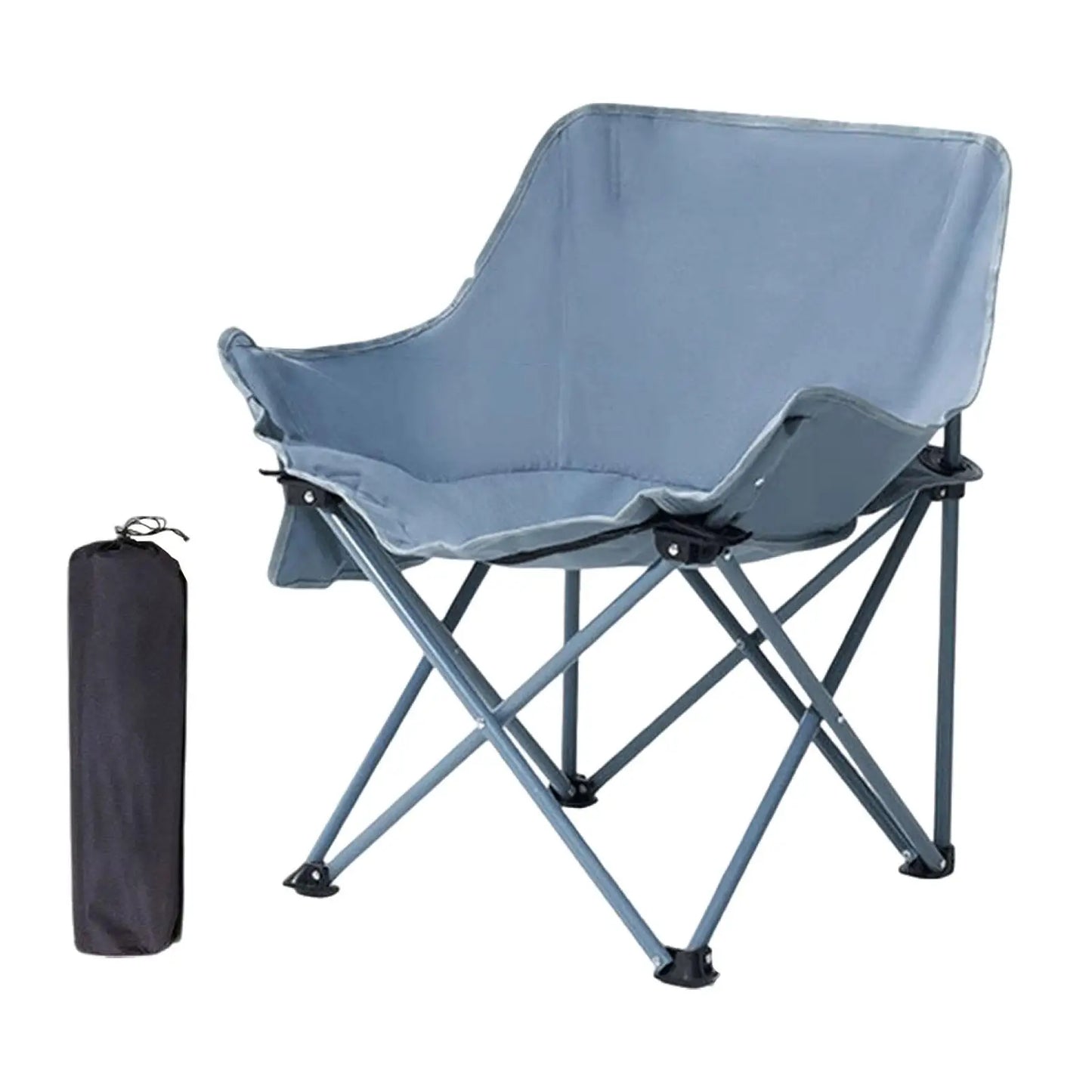 Portable Camping Chair Outdoor Folding Chair for Hiking Traveling Backyard