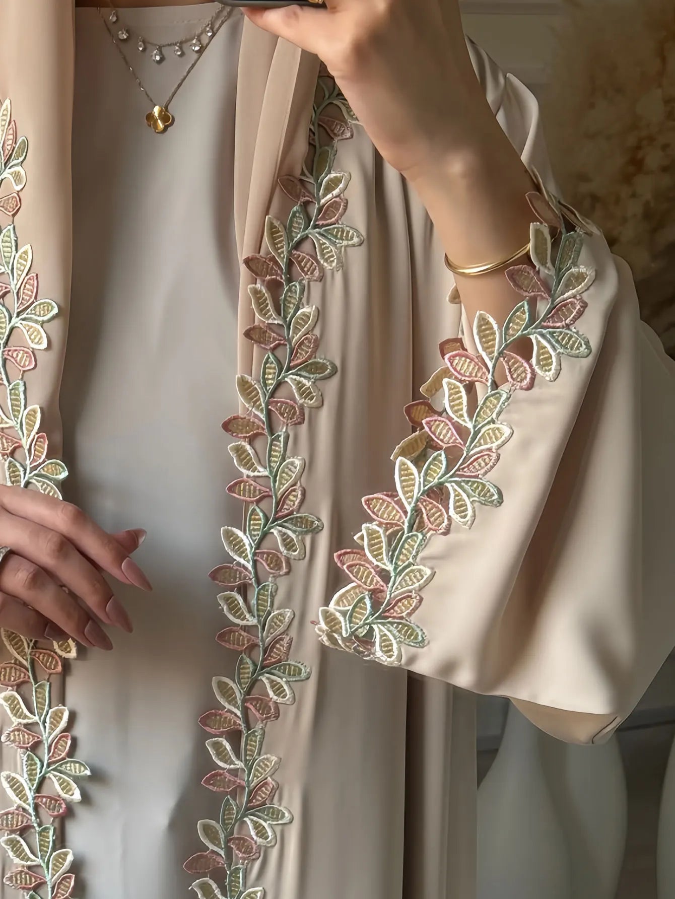 Kaftan Muslim Modest Resort Kaftan Embroidered