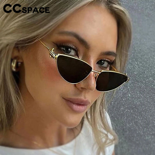 Fashion Luxury Female Metal Sunscreen Suneyeglass PARTY Sand Perform Gafas De Sol 300459
